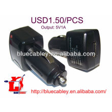 Cargador de coche USB 5V1A para iPhone 5